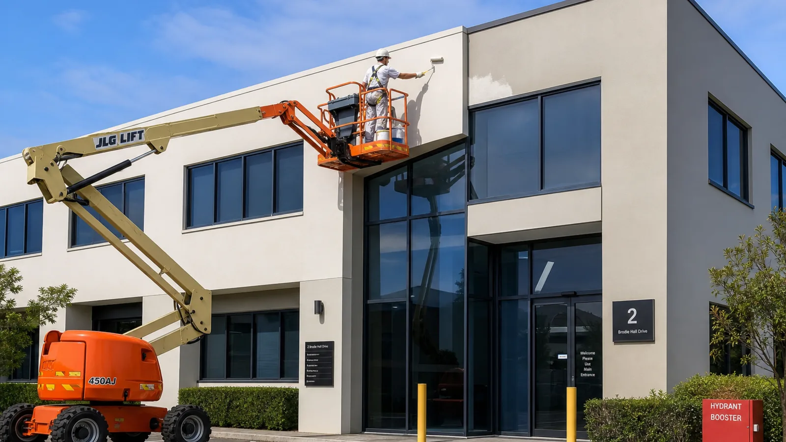 Recent commercial painting work in Joondalup, Perth