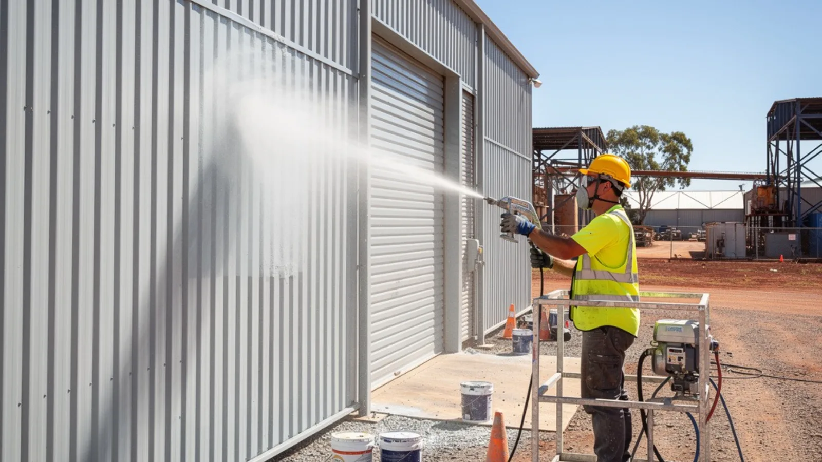 Recent commercial painting work in Welshpool, Perth