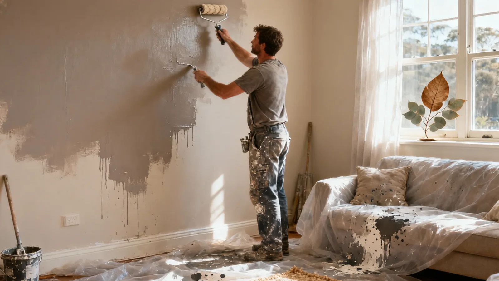 Recent painting work in Koondoola, Perth